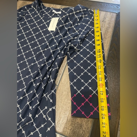 Charter Club Women's Mixed-Print Shift Casual Dress Navy Blue Size X-Large NEW - Picture 8 of 12